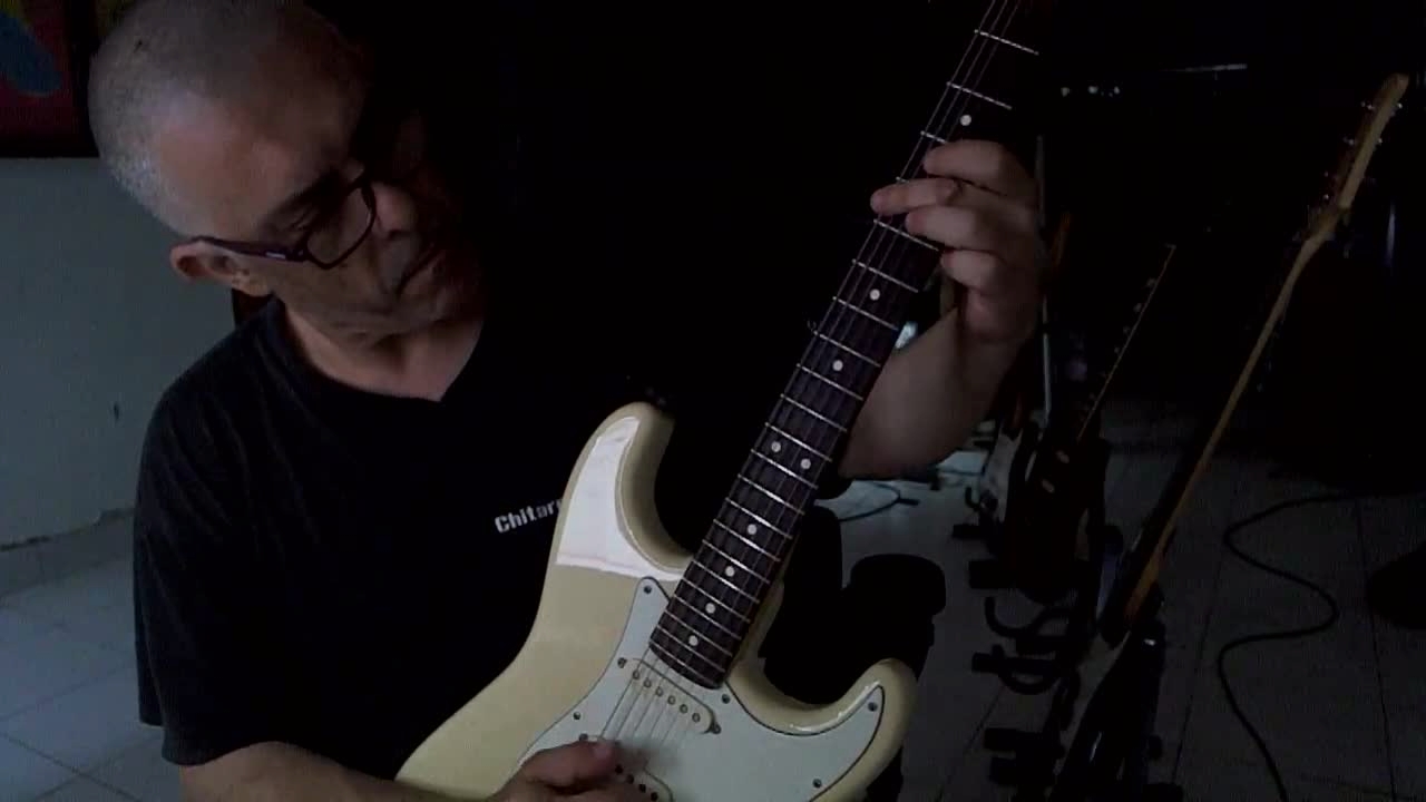 some licks on A- dorico